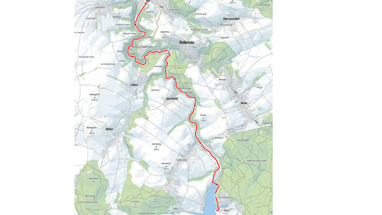 Route 20 - Karte © Mitwirkende - www.openstreetmap.org/copyright